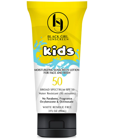 Black Girl Sunscreen Kids Broad Spectrum Sunscreen Spf 50, 3 Oz.