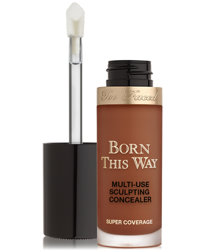 Too Faced Born This Way Super Coverage Multi-use Sculpting Concealer In Sable
