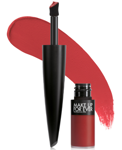 Make Up For Ever Rouge Artist For Ever Matte 24hr Power Last Liquid Lipstick In Chili For Life