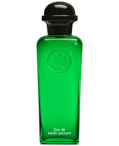 Hermes Eau De Basilic Pourpre Eau De Cologne, 3.3 Oz. In No Color