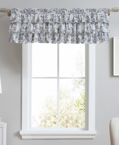 Laura Ashley Closeout! Annalise Floral Tier Ruffle Valance, 50