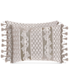 J Queen New York Bel Air Boudoir Decorative Pillow, 15" X 21" In Sand