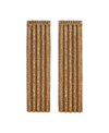 J Queen New York Sicily Window Panel Pair, 50" X 84" In Gold