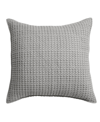 LEVTEX MILLS WAFFLE DECORATIVE PILLOW, 20" X 20"