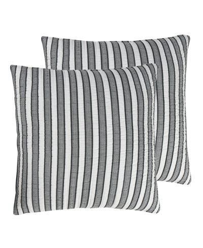 Levtex Tanzie 2-pc. Sham Set, European In Black