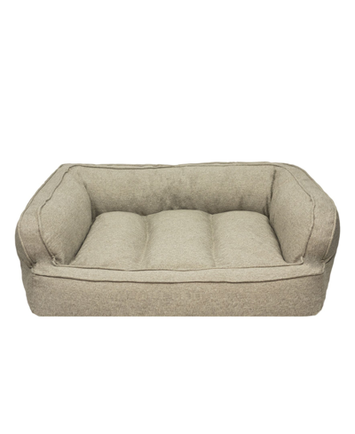 Arlee Home Fashions Arlee Memory Foam Sofa And Couch Style Pet Bed, Large In Wanut Dark Tan