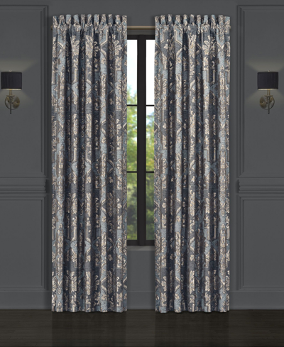 J Queen New York Woodhaven 4-pc. Window Panel Set, 50" X 84" In Powder Blue
