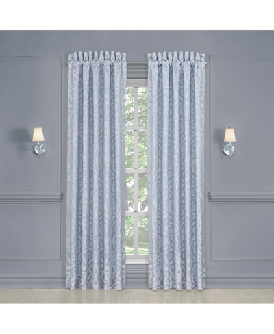 J Queen New York Astoria Window Panel Pair, 49" X 84" In Powder Blue