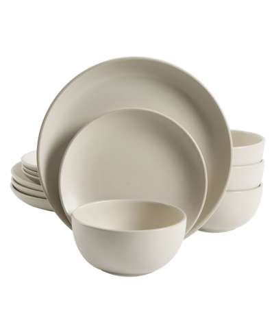 Gibson Home Rockaway 12-piece Dinnerware Set In White