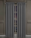 J Queen New York Deco Window Panel Pair, 50" X 84" In Charcoal