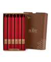Root Candles Arista 9" Taper Candle Set, 12 Piece In Red