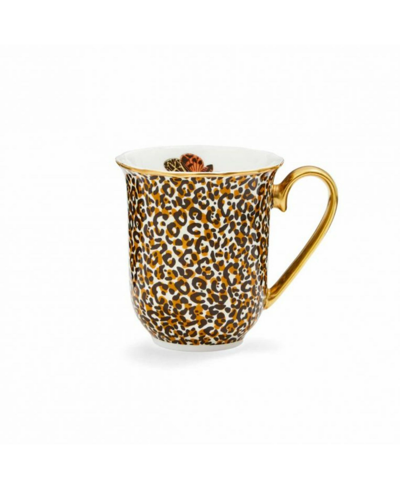 Spode Creatures Of Curiosity Leopard Mug In Black