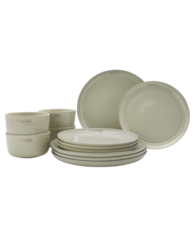 Staub 12-piece Dinnerware Set In White