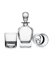 GODINGER SKULL 3-PIECE WHISKEY SET