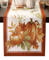 ELRENE AUTUMN PUMPKIN GROVE FALL TABLE RUNNER