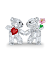 Swarovski Kris Bear Happy Together Figurine In Multicolor