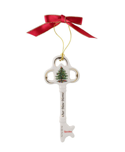 Spode Our New Home Key Ornament 2022 In Green