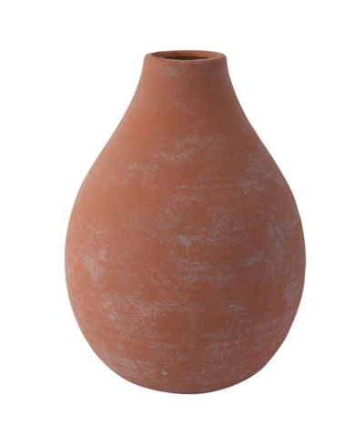Home Essentials Terracotta Vase In Brown