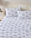 Laura Ashley Jessika 4pc Periwinkle Sheet Set In Periwinkle Purple
