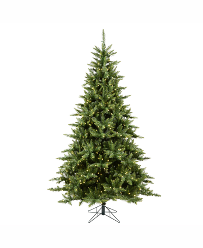Vickerman 7.5' Camdon Fir Artificial Christmas Tree With 800 Warm White Led Lights In Green