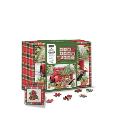 Lang Santa's Truck Christmas Countdown Puzzle In Multi
