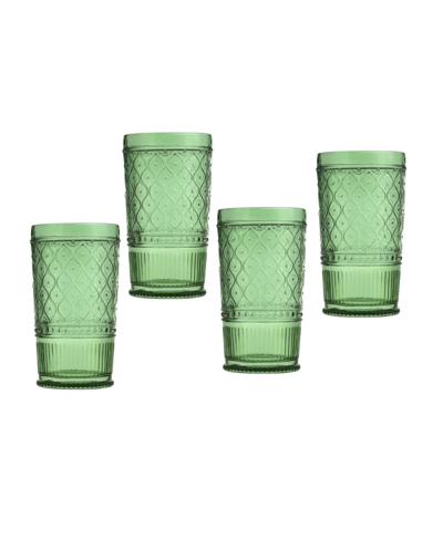 GODINGER CLARO HIGHBALL GLASSES, SET OF 4