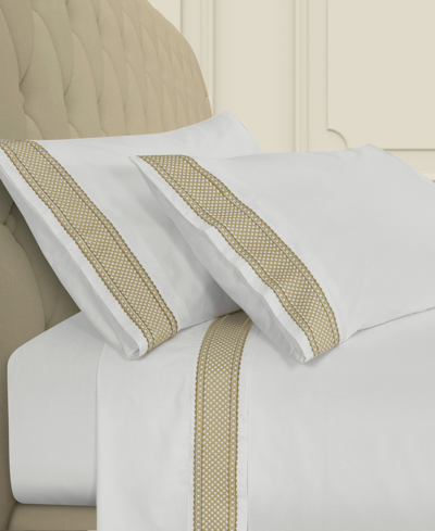 J Queen New York Monarch 4-pc. Sheet Set, California King In Gold-tone