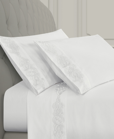 J Queen New York Imperial 4-pc. Sheet Set, King In White