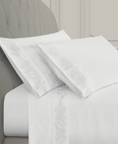 J Queen New York Imperial 4-pc. Sheet Set, Queen In White