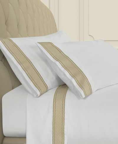 J Queen New York Monarch 4-pc. Sheet Set, King In Gold-tone