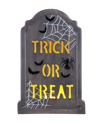 Mr. Halloween 10" Led Tombstone -trick Or Treat In Gray