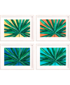 PARAGON PICTURE GALLERY TROPICAL PALMS WALL ART SET, 4 PIECE