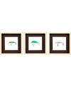 PARAGON PICTURE GALLERY FISHING LURE II WALL ART SET, 3 PIECE