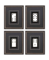 PARAGON PICTURE GALLERY DOMINOES WALL ART SET, 4 PIECE