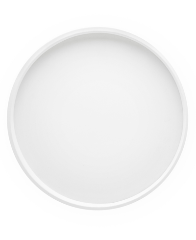 Kraftware Bartender's Choice 14" Round Serving Tray In White