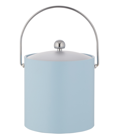 Kraftware Fun Colors Chrome Ice Bucket, 3 Quart In Light Blue