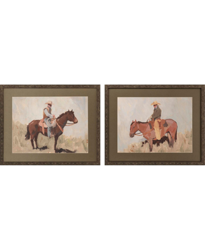 Paragon Picture Gallery Ranch Hand Wall Art Set, 2 Piece In Rust