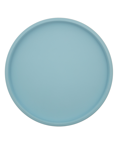 Kraftware Fun Colors 14" Round Serving Tray In Light Blue