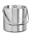 Kraftware Stainless Collection Brushed Double Wall Bale Handle Ice Bucket, 3 Quart In Stainless