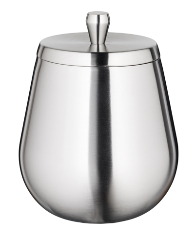 Kraftware Collection Orb Brushed Ice Bucket, 1.6 Quart In Stainless