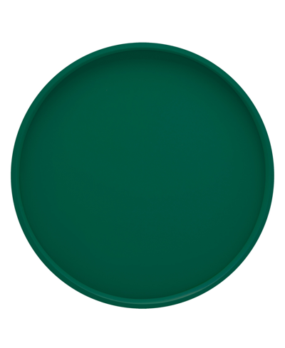 Kraftware Fun Colors 14" Round Serving Tray In Tropic Green