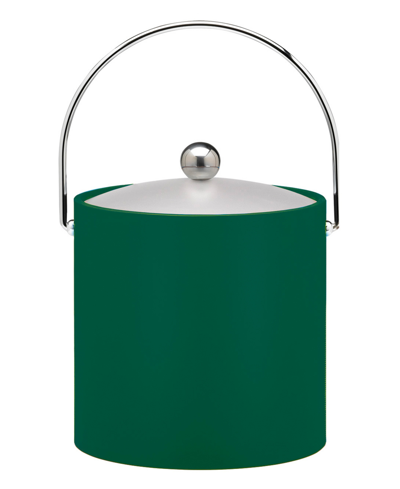 Kraftware Fun Colors Chrome Ice Bucket, 3 Quart In Tropic Green