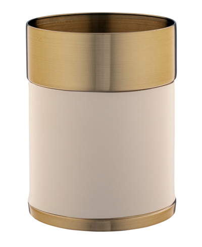 Kraftware Rush Wastebasket In Beige