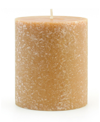 Root Candles Timberline Pillar Candle, 4" X 4" In Beeswax
