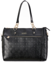 Badgley Mischka Madalyn Women's Travel Tote Weekender Bag In Black