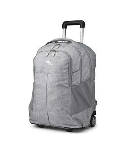 High Sierra Powerglide Pro Backpack In Silver Heather