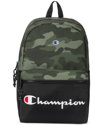 Champion Champ Franchise Backpack In Olive Camo