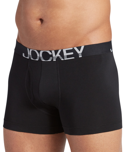 Jockey Activestretch 4" Boxer Brief In Black