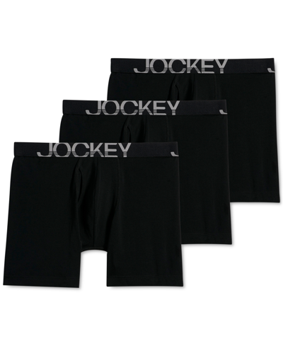 Jockey Activestretch 7" Boxer Brief In Black