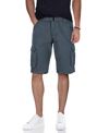 X-ray Belted Twill Trim Cargo Shorts In Steel